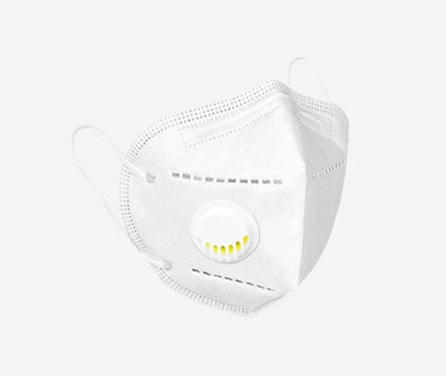 KN95 mask with valve